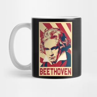 Beethoven Retro Propaganda Mug